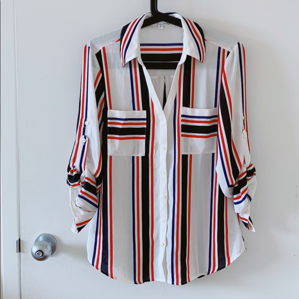 NWOT stripped shirt - Picture 3 of 6